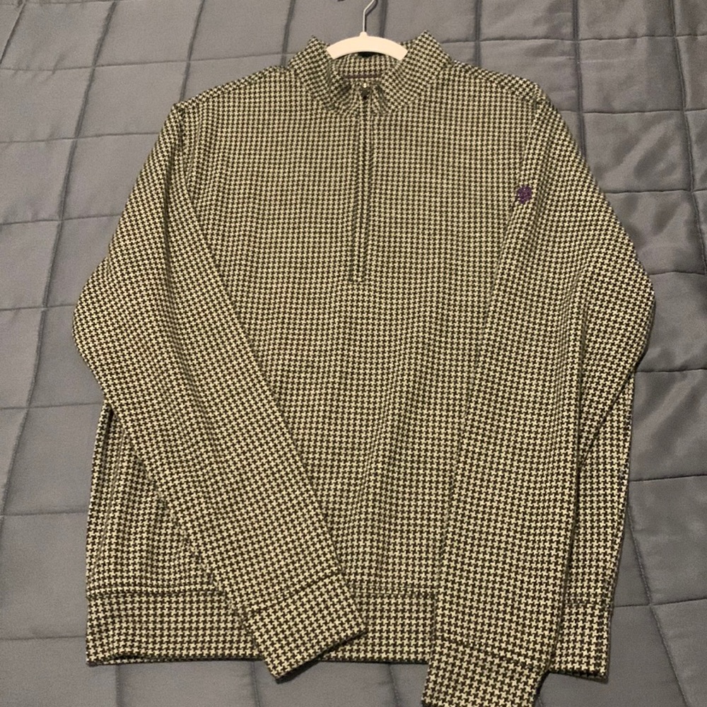 Donald Ross Mens Golf 1/4 Zip Pullover